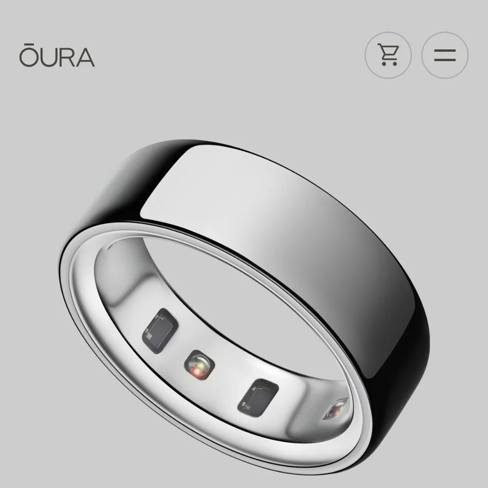 Oura 4 Silver Smart Ring BRAND NEW IN BOX